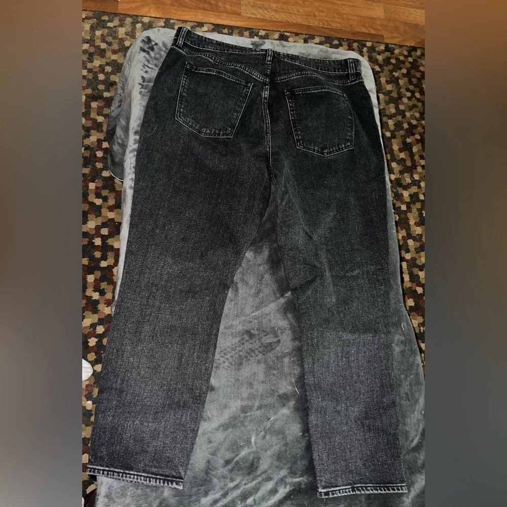 Abercrombie & Fitch Curve Love High Rise Skinny Jean in Black Size 16 (33) - Picture 13 of 13